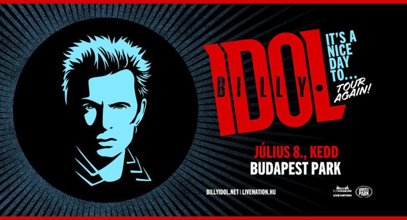 Punk-rock legend Billy Idol brings his greatest hits to Budapest Park